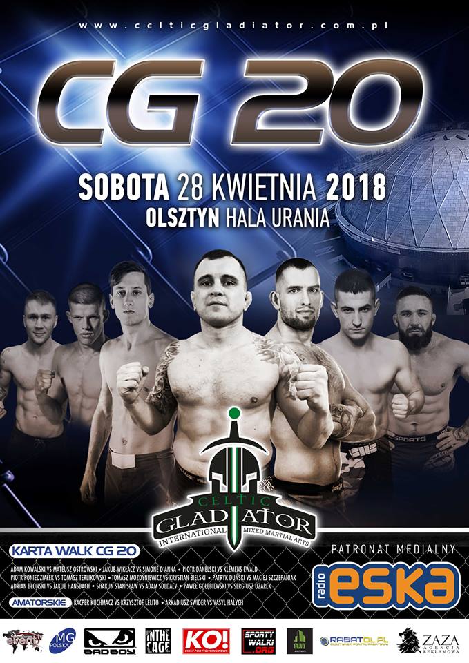 Jubileuszowa gala MMA Celtic Gladiator XX w Olsztynie: zobacz gladiatorów w akcji! Artykuł sponsorowany, Olsztyn, Wiadomości