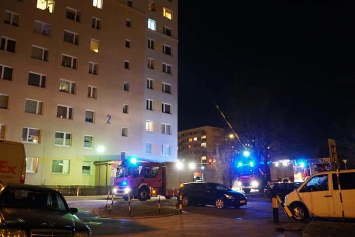 Akcja strażaków na Nagórkach. Przez niedopałek mógł spłonąć cały wieżowiec [FOTO] Nagórki Olsztyn, Wiadomości