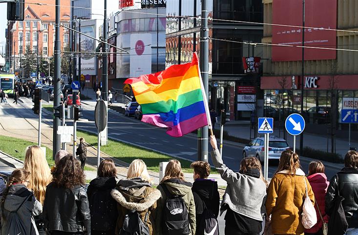Nienawiści wobec osób LGBT+? W centrum Olsztyna odbył się Dzień Milczenia [FOTO] Olsztyn, Wiadomości